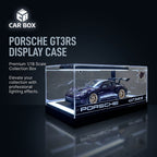 Caixa de Exibição LED 1:18 para Modelos de Carros Porsche